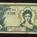 Bank note - "Banque de l'Algerie" cinq francs - 16/11/1942; 16/11/1942; 6105