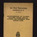 Instruction manual - A.R.P handbook no: 4a - "Decontamination of clothing from blister gas" - H.M.S.O. 1939; 1/01/1939; 9695