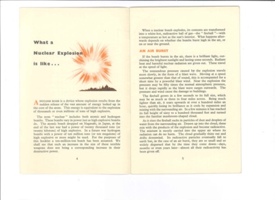 Booklet - "The hydrogen bomb" - H.M.S.O. 1957; 34964 Booklet - "The hydrogen bomb" - H.M.S.O. 1957; 34964