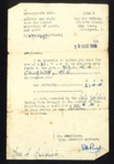 Letter - from War Office concerning war gratuity of £46 due to W.O.1 "W.E. Langside" Royal Engineers - 19/03/1946; 19/03/1946; 5039 Letter - from War Office concerning war gratuity of £46 due to W.O.1 "W.E. Langside" Royal Engineers - 19/03/1946; 19/03/1946; 5039
