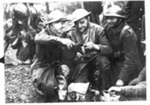 Photograph - BEF and French troops toast in the new year - 01/01/1940; 1/01/1940; 8964