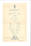 Christmas dinner menu - Palestine police - Christmas 1946; 25/12/1946; 32776