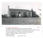 Cadets Ron Bishop and Vic Baily -  From Course 23 on a Weekend visit to hosts Mr and Mrs Fitch - 1944/1945 - Photo No. 00017; 83384 Cadets Ron Bishop and Vic Baily -  From Course 23 on a Weekend visit to hosts Mr and Mrs Fitch - 1944/1945 - Photo No. 00017; 83384