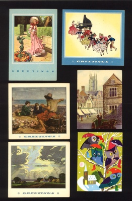 National savings stamps greetings cards (6) - assorted designs; 13172