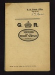 Note book - manuscript extracts from "ABC of A.R.P" - belonged to "F.T. Hood"; 13124 Note book - manuscript extracts from "ABC of A.R.P" - belonged to "F.T. Hood"; 13124