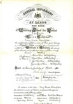 Certificate - unframed - hospital nurse - awarded to M.L. Thompson; 47258 Certificate - unframed - hospital nurse - awarded to M.L. Thompson; 47258