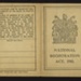 'National Registration Act, 1915' card issued to a 'David Morris'- temporary card' dated 28.08.1918; 78789 'National Registration Act, 1915' card issued to a 'David Morris'- temporary card' dated 28.08.1918; 78789