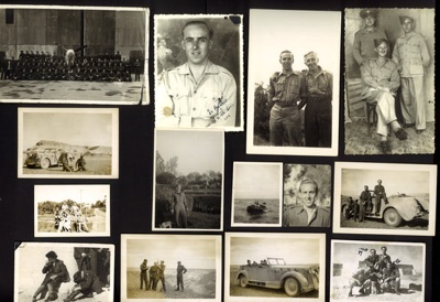 Photographs & postcards- R.A.F & W.A.A.F. officers in uniform, Helwan, Egypt, wedding photos etc; 78827