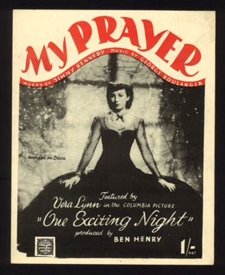 Sheet Music (2) - "My Prayer" by Jimmy Kennedy & George Boulanger - 1939; 1/01/1939; 6261