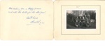 Christmas cards (2) - with British Second Army emblem - "Christmas Greetings 1944" - Arnold Cooper; 25/12/1944; 35794