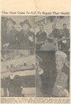 Copies of press cuttings & photographs - arrival of "HMHS Tjitjalengka" (hospital ship) in New Zealand with Allied P.O.Ws released from Japanese P.O.W. camps; 38315 Copies of press cuttings & photographs - arrival of "HMHS Tjitjalengka" (hospital ship) in New Zealand with Allied P.O.Ws released from Japanese P.O.W. camps; 38315
