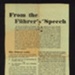 German propaganda leaflet - "From the Fuhrer's speech" - dropped on England by the Luftwaffe; 2386 German propaganda leaflet - "From the Fuhrer's speech" - dropped on England by the Luftwaffe; 2386