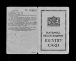 National registration identity card - Doris Coward - Selby - Yorkshire - 22/05/1943; 22/05/1943; 34531