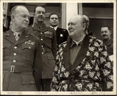 Photograph - Churchill - Alexander - Eisenhower - Christmas 1943; 25/12/1943; 5115