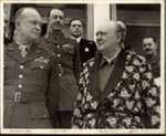 Photograph - Churchill - Alexander - Eisenhower - Christmas 1943; 25/12/1943; 5115