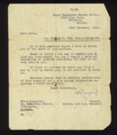Letter - re: death of R.S.M. W.E. Langrick - Royal Engineers to Mrs E. Langrick - Withernsea - 13/11/1943; 1/01/1943; 5035 Letter - re: death of R.S.M. W.E. Langrick - Royal Engineers to Mrs E. Langrick - Withernsea - 13/11/1943; 1/01/1943; 5035