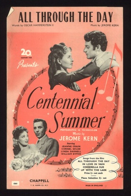 Sheet Music - "All Through the Day" by Oscar Hammerstein & Jerome Kern - 1946; 1/01/1946; 6248