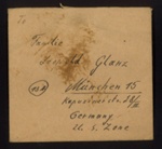 Letter from Franz Glanz to his family dated 12/10/1947. letter was folded inside Mrs Clayworth's last letter to Mrs Glanz; 71536 Letter from Franz Glanz to his family dated 12/10/1947. letter was folded inside Mrs Clayworth's last letter to Mrs Glanz; 71536