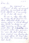Written account - in letter form - of crew member of Churchill tank who came under enemy fire from Germans (see also 34615); 34614 Written account - in letter form - of crew member of Churchill tank who came under enemy fire from Germans (see also 34615); 34614