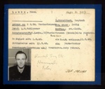 German P.O.W. record card - Hans Lemke - German - Dob 05/06/1924; 6594