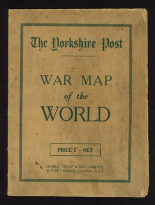 Map - "The Yorkshire Post" war map of the world - 1941; 1/01/1941; 5140