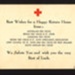 Welcome home card - issued to returning British P.O.W.'s by the British Red Cross & St. John war organisation; 2085