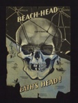German propaganda leaflet - "Beach head - death's head !" - German attempt to berate ANZIO landings - 1944; 1/01/1944; 2198