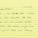 Letter from Franz Glanz to his family dated 12/10/1947. letter was folded inside Mrs Clayworth's last letter to Mrs Glanz; 71536