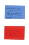 Ticket & Regimental stamp - "R.A.S.C. Grand Carnival Dance" & "8 Corps Signals H.Q. Coy" - 1943; 36181