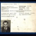 German P.O.W. record card - Kurt Kraftzig - German - Dob 06/09/1925; 6598