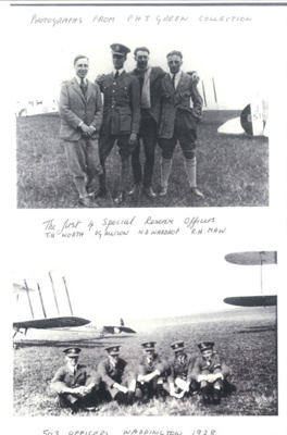 Copies of photographs (2) - Wing Commander R.H. Maw & Colleagues - circa 1928; 37424 Copies of photographs (2) - Wing Commander R.H. Maw & Colleagues - circa 1928; 37424