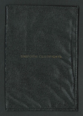 British Red Cross Society uniform certificate - Miss Muriel Crabtree - 01/07/1935; 1/07/1935; 34462