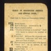 Card - table of procedure signals and special signs for morse & semaphore codes - plus 2 photocopies - (photocopy in hut 9 - Royal Observer Corps display); 6330