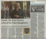Newspaper Article - Sunday Telegraph Dated 14/3/2021, 'Inside the East Sussex School for Nazi Daughters'; 77899 Newspaper Article - Sunday Telegraph Dated 14/3/2021, 'Inside the East Sussex School for Nazi Daughters'; 77899