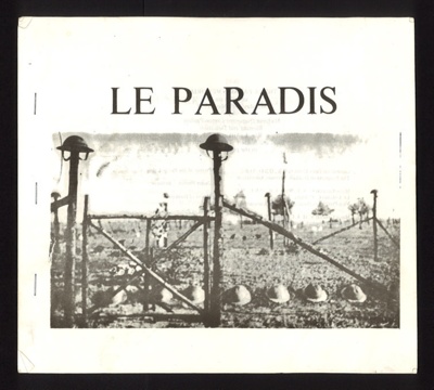 Pamphlet - "Le paradis memorial" - Dunkirk Veterans Association - unveiling souvenir 29/05/1978; 29/05/1978; 9732