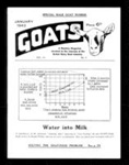 Magazine - "Goats" - British Dairy Goat Industry - January 1942; 1/01/1942; 1867