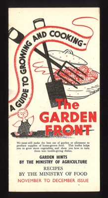 M. of F. recipe leaflet - "The garden front"; 21148