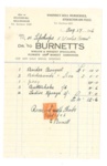 Receipts (5) - for cost of wedding dress - bouquets - hire of hall etc Miss Margaret Lipthorpe & Mr Thomas Gouldson; 17/08/1946; 37344 Receipts (5) - for cost of wedding dress - bouquets - hire of hall etc Miss Margaret Lipthorpe & Mr Thomas Gouldson; 17/08/1946; 37344