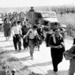 Photograph - Italian refugees moving along a narrow lane near Battipaglia; 9599 Photograph - Italian refugees moving along a narrow lane near Battipaglia; 9599