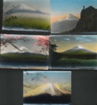 Black & white postcards of Hong Kong and coloured postcards of volcanoes ; 79744