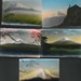Black & white postcards of Hong Kong and coloured postcards of volcanoes ; 79744