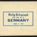 Map - "Daily Telegraph" war map no: 10 - Germany; 5104 Map - "Daily Telegraph" war map no: 10 - Germany; 5104