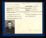 German Eden Camp P.O.W. record card - Wilhelm Berdan - German - Dob 29/02/1924; 6570 German Eden Camp P.O.W. record card - Wilhelm Berdan - German - Dob 29/02/1924; 6570