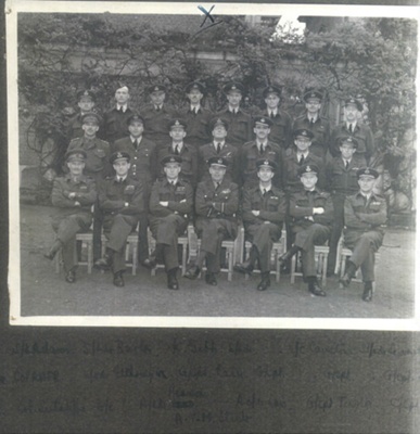 R.A.F. group photograph (copy) - R.A.F. B.L.A. Ghent - Belgium - April 1945; 1/04/1945; 36882 R.A.F. group photograph (copy) - R.A.F. B.L.A. Ghent - Belgium - April 1945; 1/04/1945; 36882