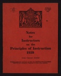 Booklet - "Notes for instructors on the principles of instruction" - War Office - 30/06/1939; 30/06/1939; 9713