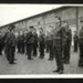 Photo of J.B McFeat + others in uniform R.S.F (Royal Scottish Fusiliers)  Marching, 1950s; 76925