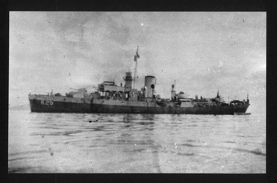 Photograph - "H.M.S. Tulip" - pennant no: k29 - flower class corvette; 31871