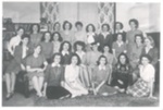 A group photo of the 'Falconettes' (the British Cadet Club - BWRS North Central avenue, Phoenix) - 1945; 84045 A group photo of the 'Falconettes' (the British Cadet Club - BWRS North Central avenue, Phoenix) - 1945; 84045