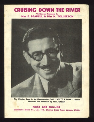 Sheet Music - "Cruising Down the River" by E. Beadell & N. Tollerton - 1945; 1/01/1945; 6235
