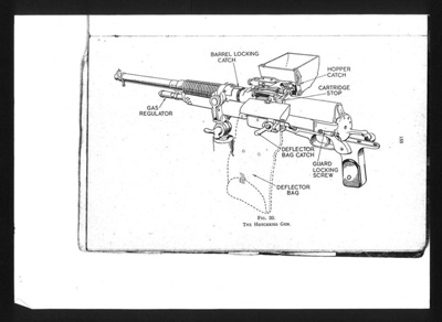 Photocopies (2) - diagram of the Hotchkiss gun used by D.E.M.S. gunners - defensively equipped merchant ships; 1904 Photocopies (2) - diagram of the Hotchkiss gun used by D.E.M.S. gunners - defensively equipped merchant ships; 1904